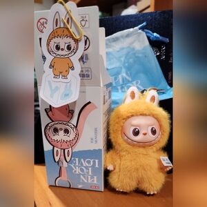 Pop Mart Pin For Love  KEYCHAIN letter Y